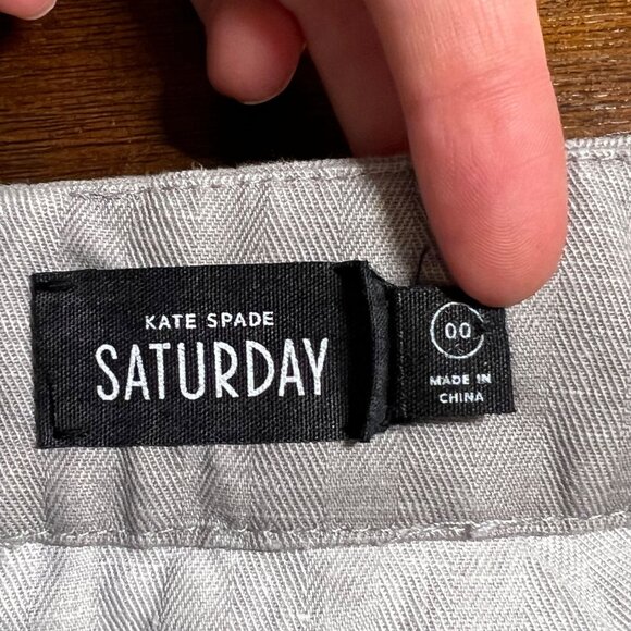 Kate Spade Herringbone Pencil Skirt Career Professional Office Lagom Size 00 - Picture 8 of 10